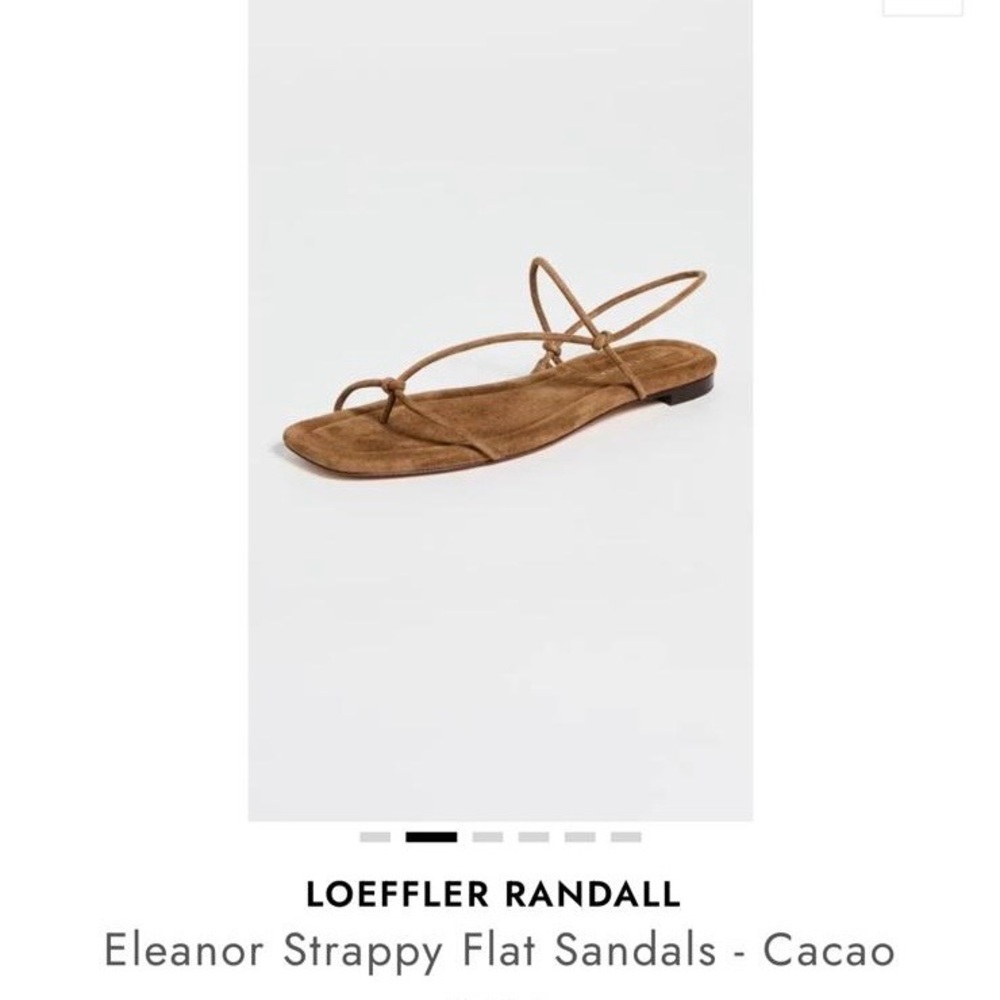 Loeffler Randall Cacao Strappy Flat Sandals